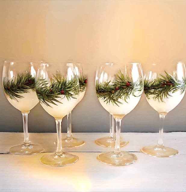 Colorful decorative artwork painted on glass